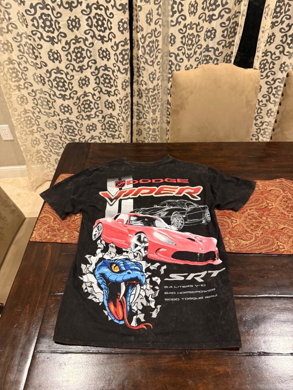 Dodge Viper SRT Men's Large Graphic Tee MSRP $35